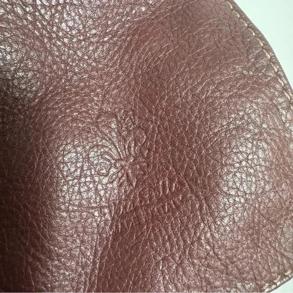 Italian leather Duotone crossbody bag - Picture 5 of 9